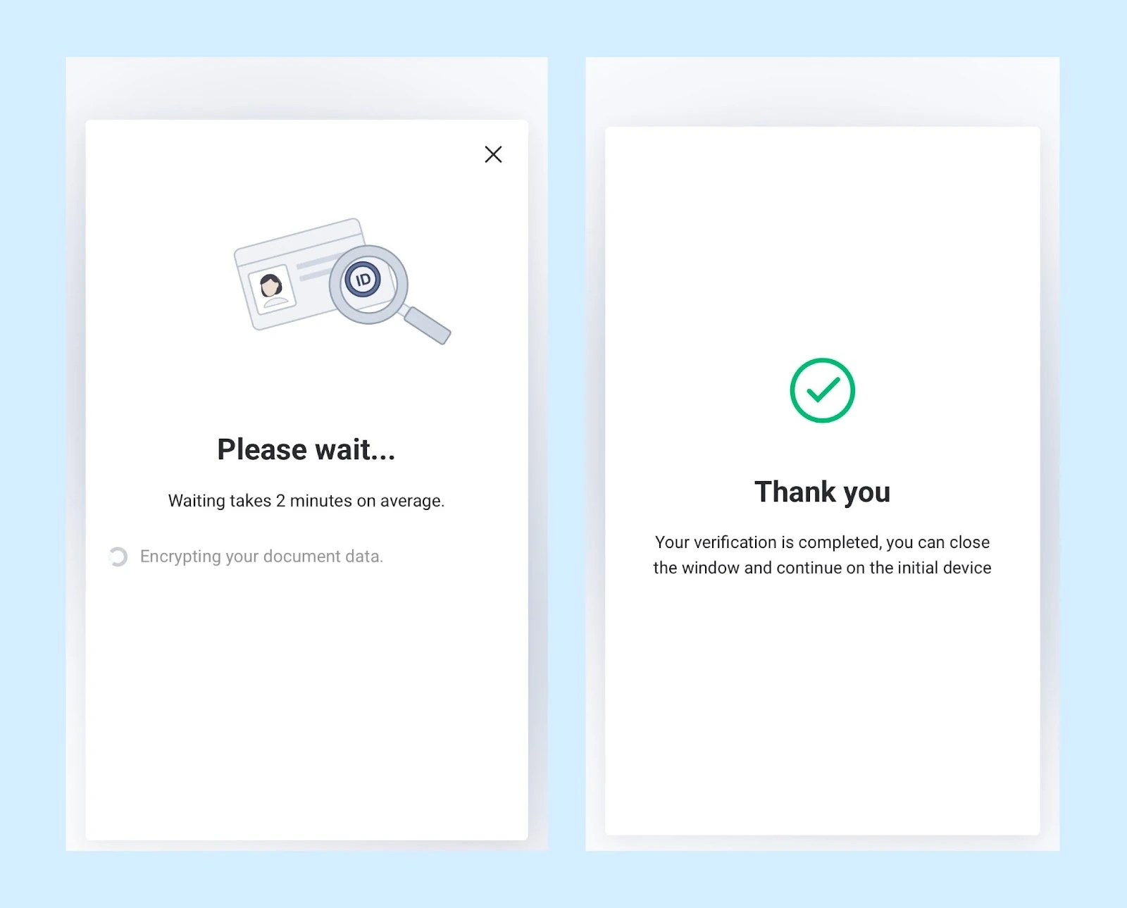 Waiting for and completing Fansly identity verification