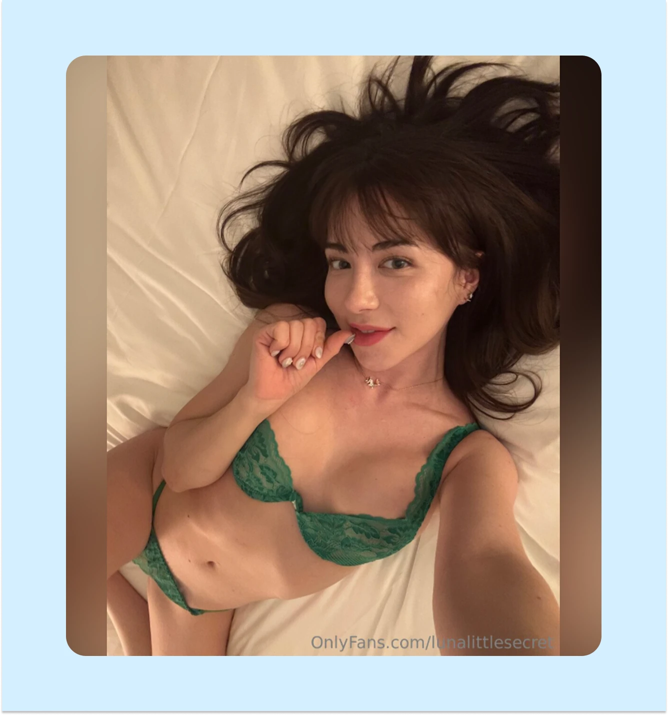 Пример фотографии модели с ракурсом сверху